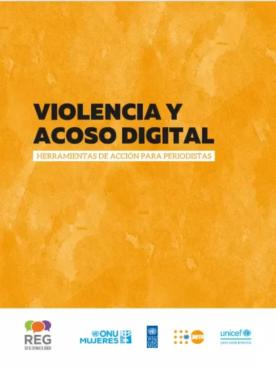 Portada sobre la guía de Violencia y acoso digital