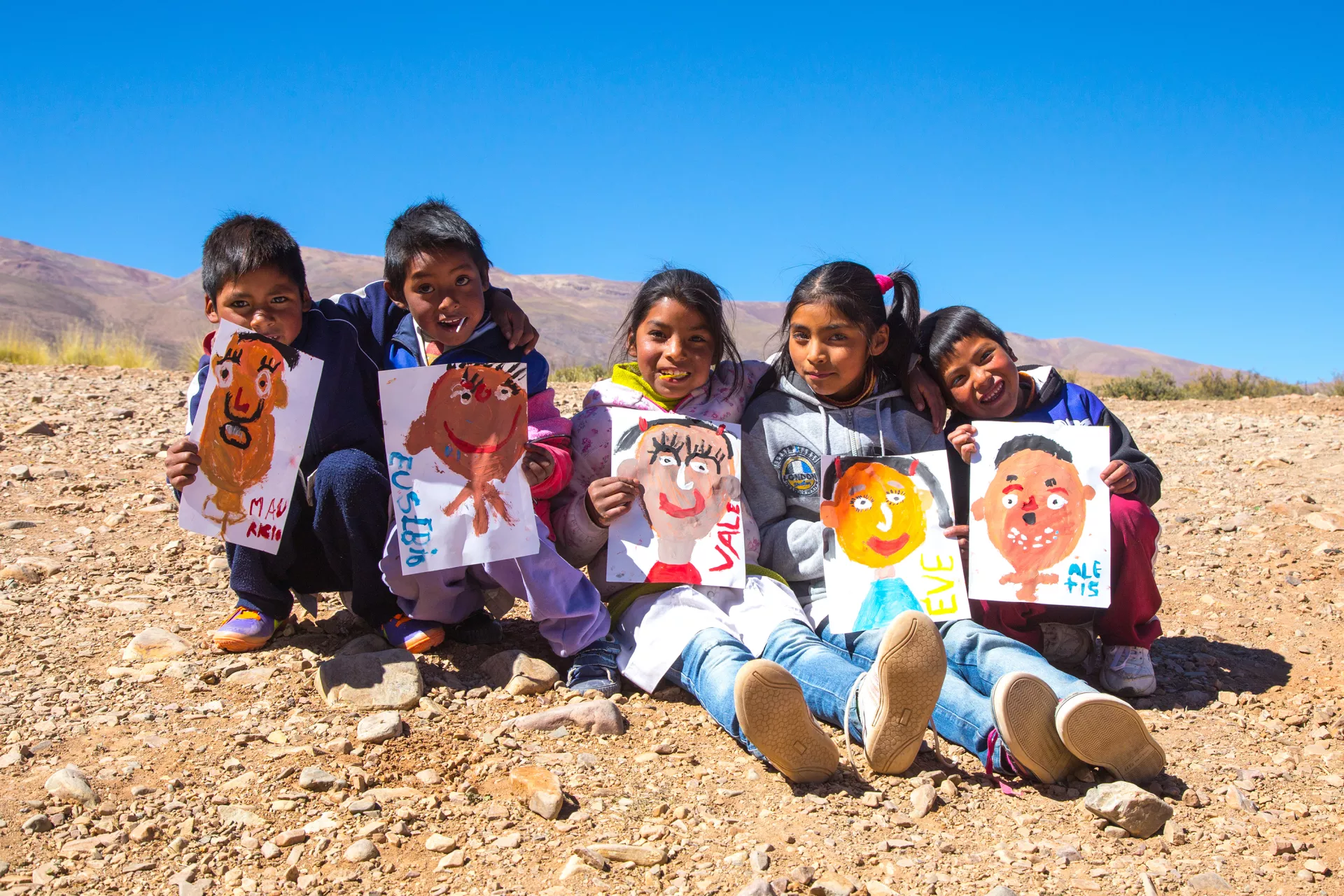 niños y niñas en el norte de argentina