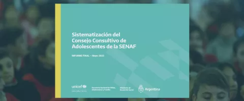 Portada Sistematización del Consejo Consultivo de Adolescentes de la SENAF