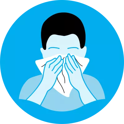 Prilikom kašljanja ili kihanja pokrijte nos i usta