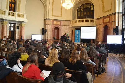 Лекция на УНИЦЕФ пред студенти от Софийския университет