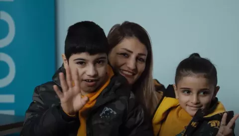 Рана, майка бежанка с две деца