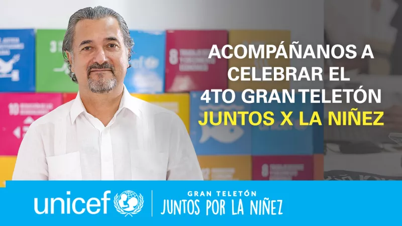 Video | Acompáñanos a celebrar la cuarta versión del Gran Teletón Juntos por la Niñez 2024 | UNICEFRD