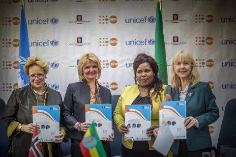 Royal Norwegian Embassy grants NOK 100 million in support of the UNFPA-UNICEF Joint Programme on Rights-Based Approach to Adolescent and Youth Development in Ethiopia 