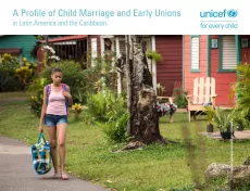 Portada Perfil del matrimonio infantil y las uniones tempranas en ALC