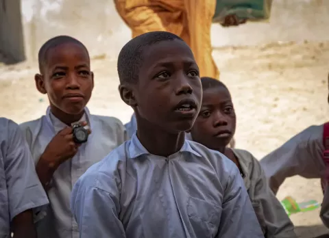 Hussain Mohammed, a 15-year-old boy from Dikwa, northeast Nigeria