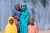 Aisha and her family. G.S.S.S IDP Camp in Bama, Nigeria