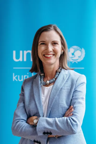 UNICEF Representative in Rwanda Julianna Lindsey