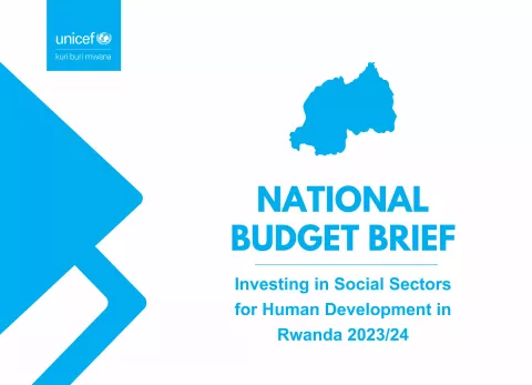 Design of cover Page Budget Brief on Rwanda