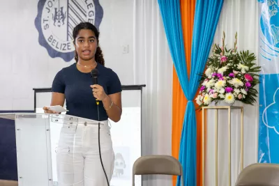 a youth advocate from Belize