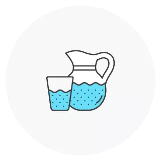 pitcher and glass icon