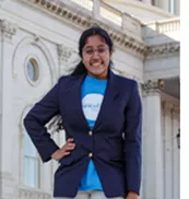 Kripa, a youth advocate from the US