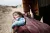 A child is carried in a suitcase, Syrian Arab Republic