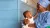 Democratic Republic of the Congo. An Ebola survivor looks after a child at a treatment centre.