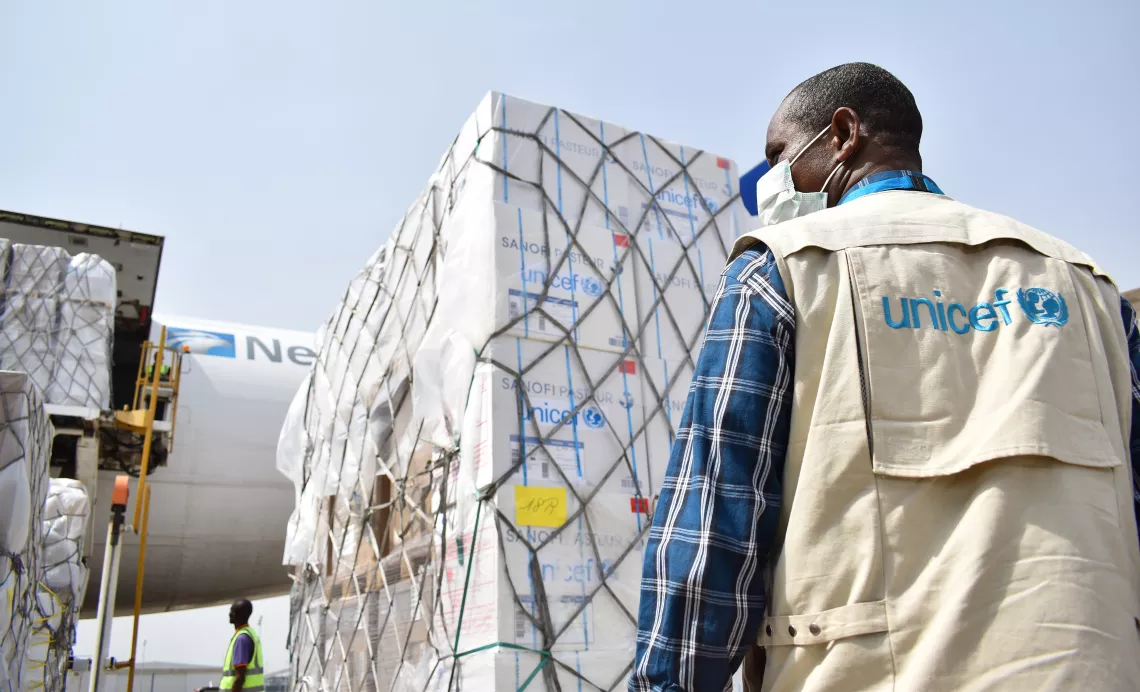 Delivery of vital health supplies in Nigeria to support the fight against the COVID-19.