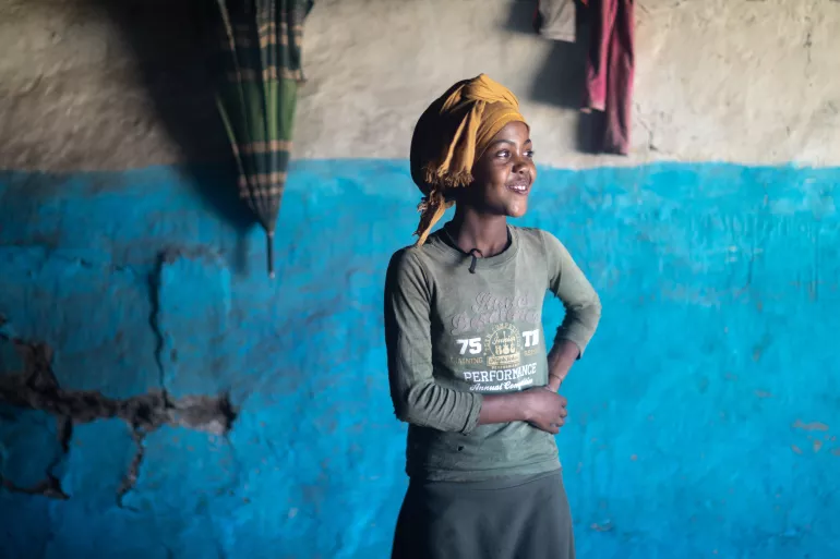 Mekiya is happy that she is saved from undergoing FGM. Though she is too young to understand all the consequences of the practice, she learned at school that FGM can cause complications during childbirth.