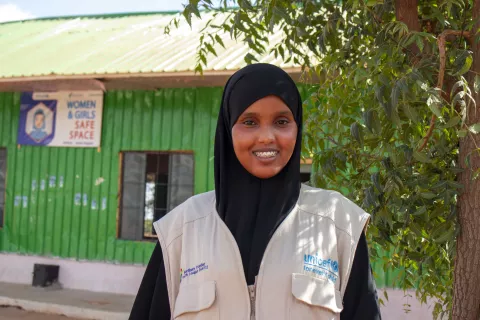 Hafsa is a counsellor for women and children in Dollow IDP camps.