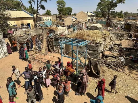 displaced children, displaced people, Gezira state, Sudan, armed conflict, war