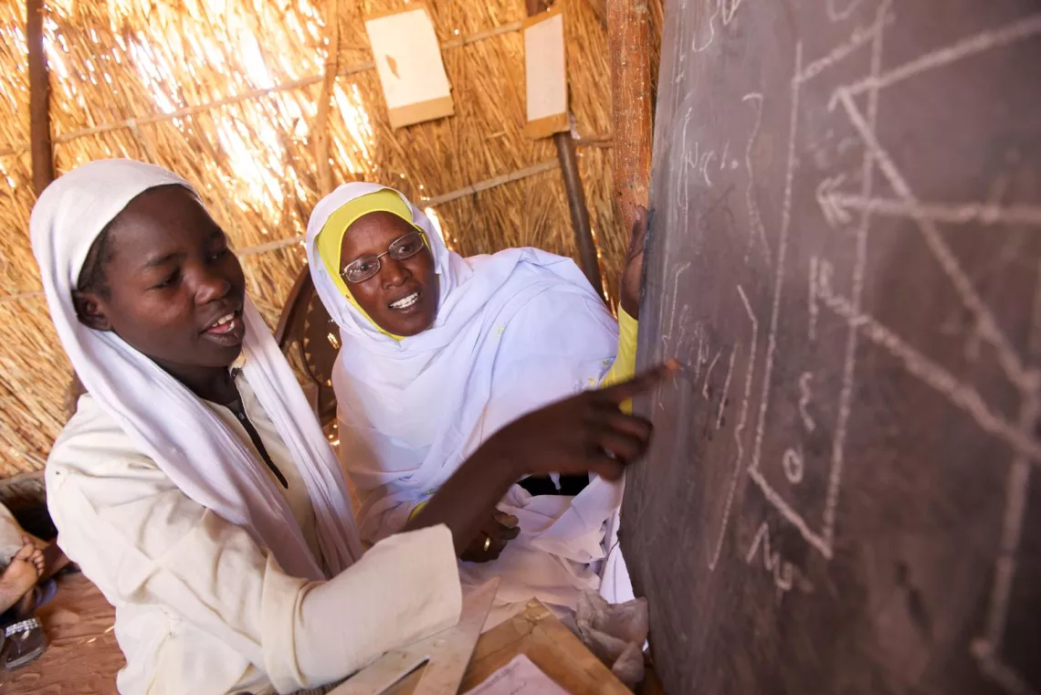 education, learning, girls' education, Sudan, quality learning, classroom