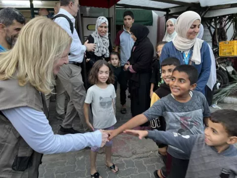 UNICEF Executive Director Catherine Russell on her visit to Gaza