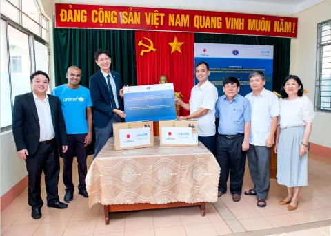 The Government of Japan and UNICEF support Viet Nam  to strengthen the Digital Health System