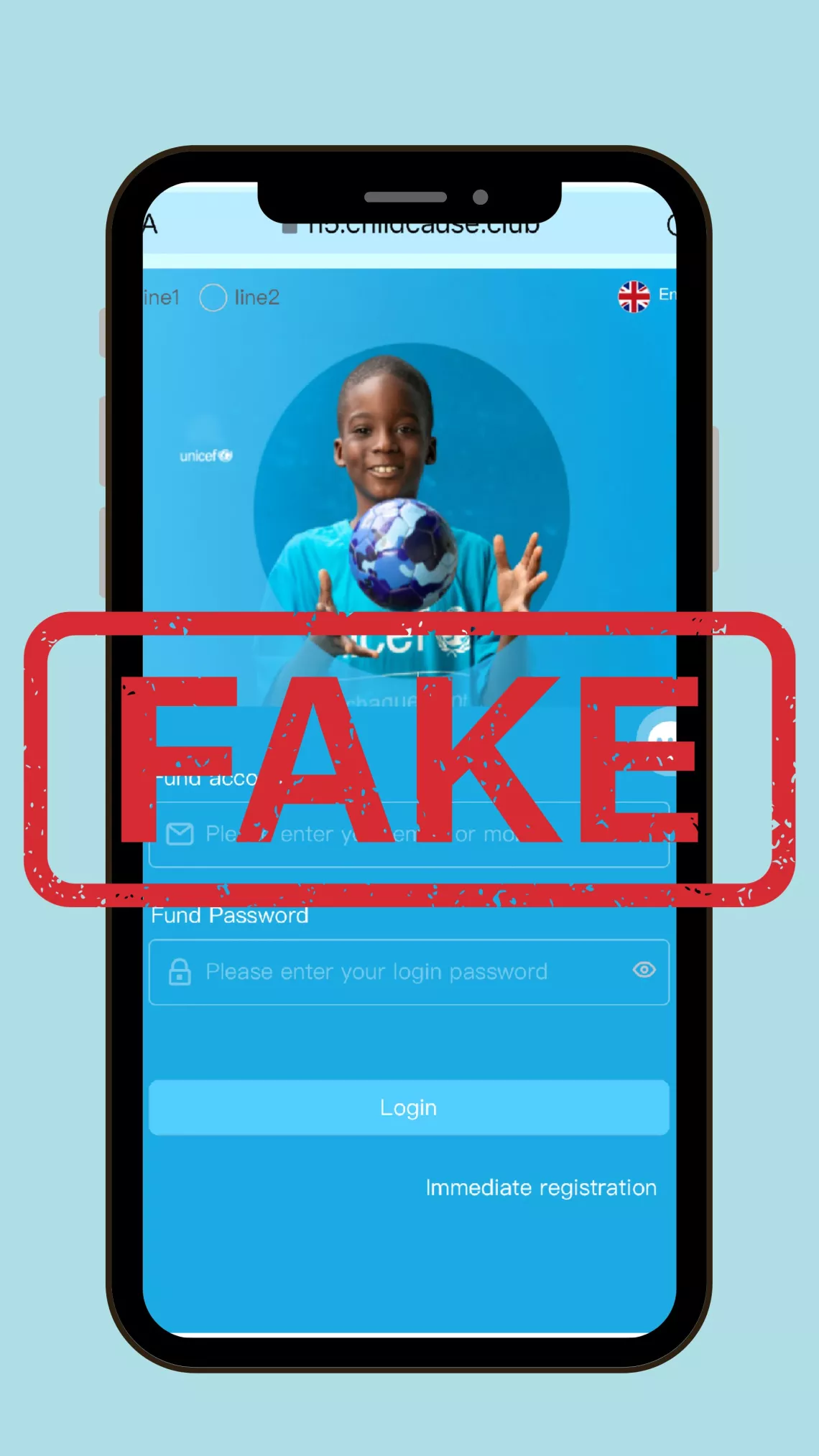 Beware of scams and false messages on social networks