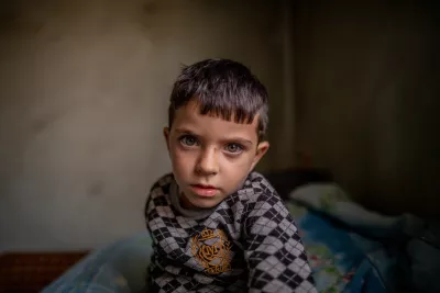 A boy lives in a family of seven in the town of Ashtarak. Every 3rd child in Armenia lives in poverty.