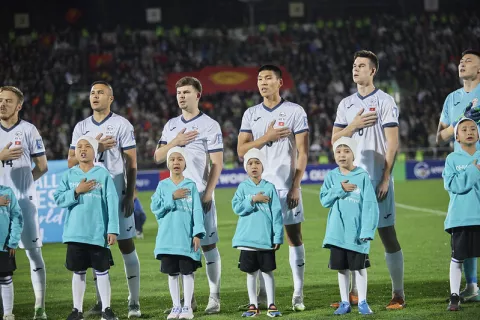 Children will Escort the Kyrgyz National Football Team to Celebrate the Child Rights