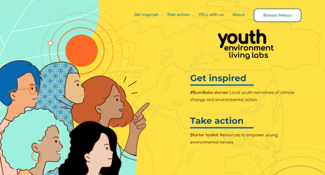 Homepage of YELL website