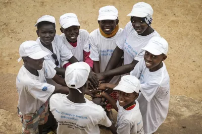 Groupe d’enfants ambassadeurs à Mopti, Centre du Mali, Septembre 2018