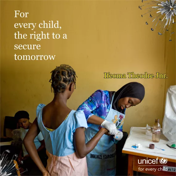 For every child, the right to a secure tomorrow