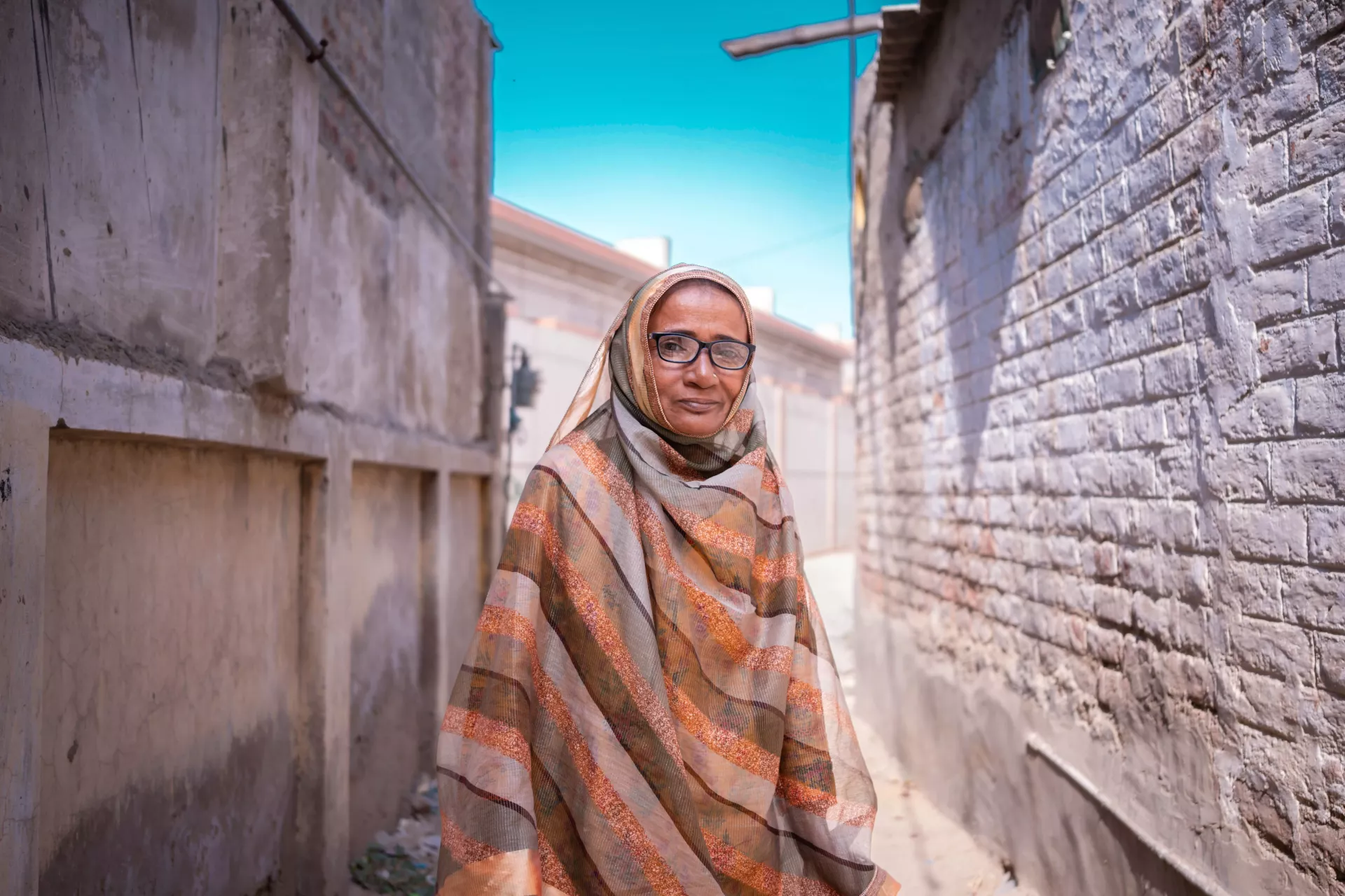 Portrait of lady health worker - Farida