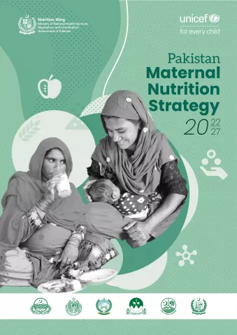 Cover image of the Pakistan Maternal Nutrition Strategy 2022-27