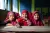 On the island of Kerayaan in Kotabaru district, South Kalimantan province, Indonesia, 8-year-old second graders await their turns to get immunized at Rusung Raya Elementary School.