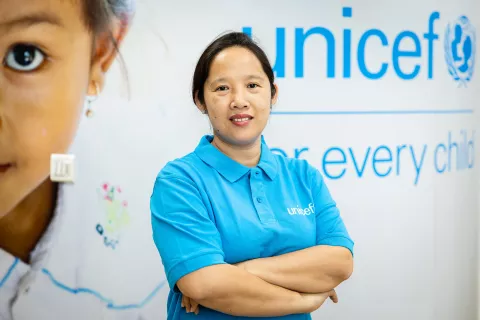 Keang Sok, Supply Officer with UNICEF Cambodia