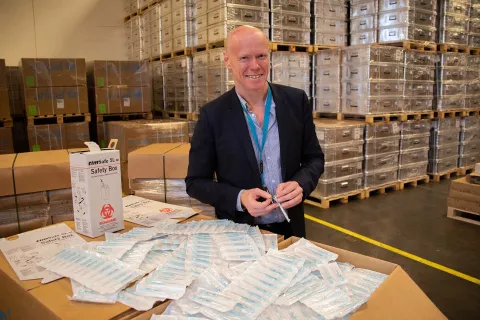 Robert Matthews, head of the Medical Devices Unit within the Health Technology Centre at UNICEF Supply Division